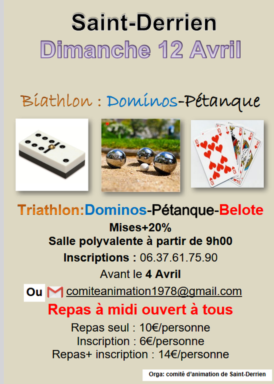 AFFICHE DU 12 AVRIL 2026