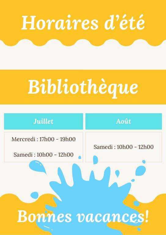 Horaires ete